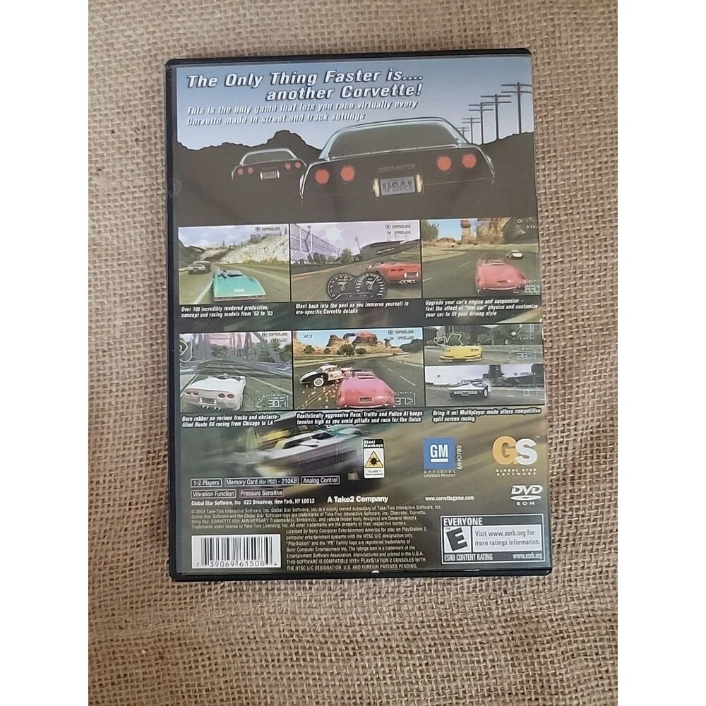 Corvette Sony PlayStation 2 PS2 CIB Complete Tested